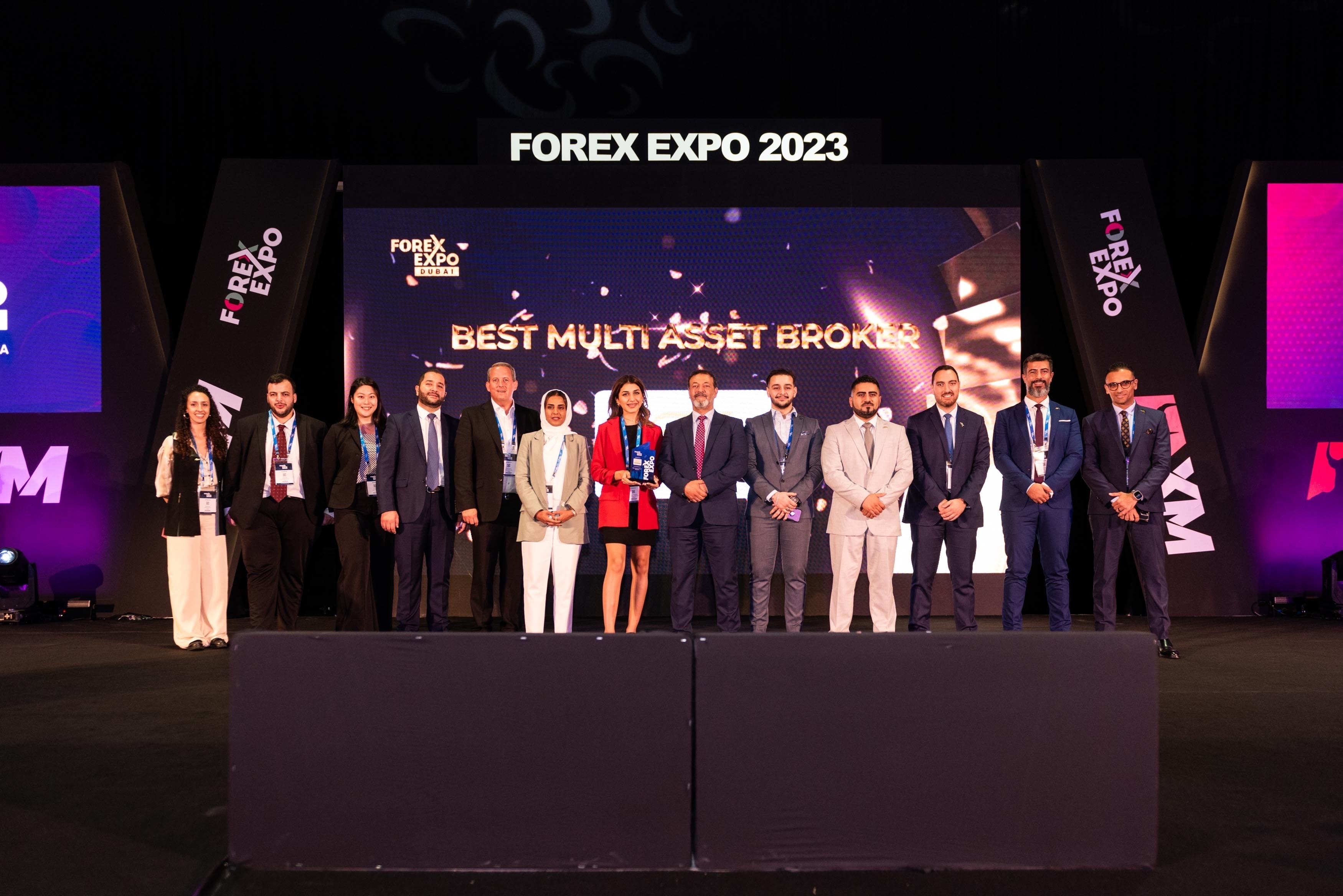 Exness تحصل على جائزة أفضل وسيط عالمي متعدد الأصول في معرض Forex Expo
